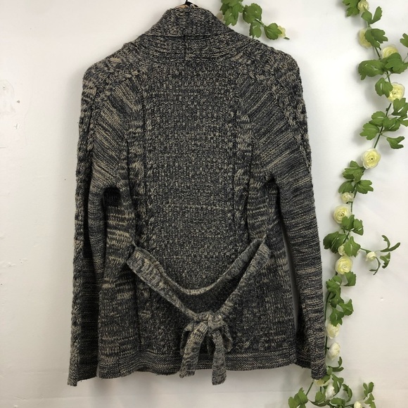 Forever 21 | Gray cable knit open front cardigan - Picture 6 of 7